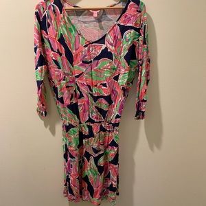 Lilly Pulitzer Cinched-Waist Cotton Dress
